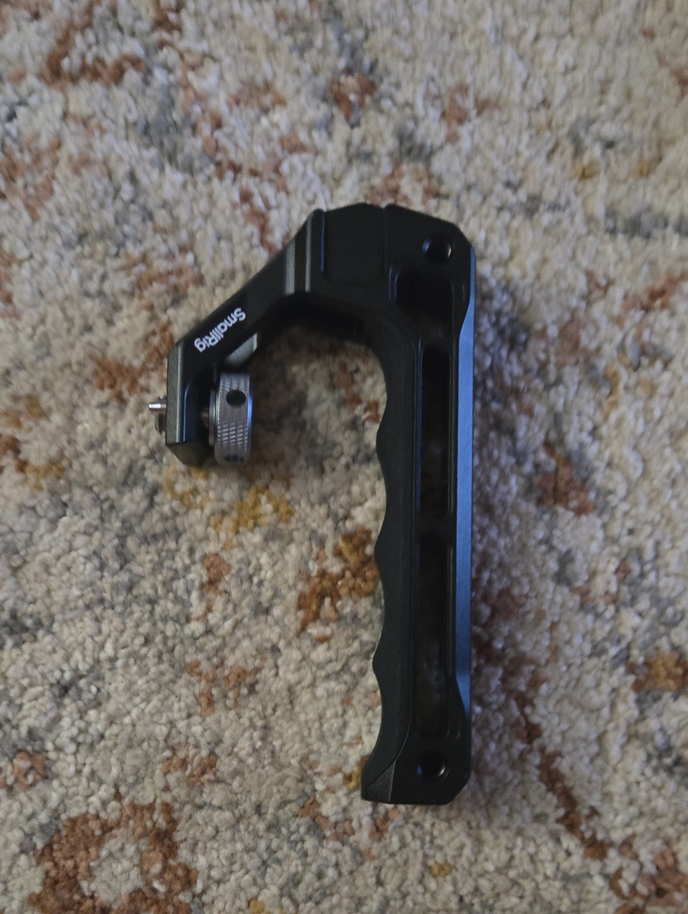 Black Quick-Release Side Handle for VR/AR Rigs